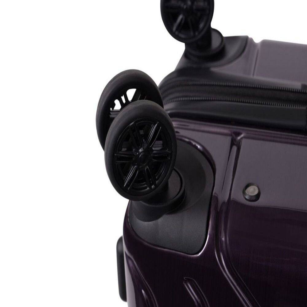 Alt View 1. Nonstop - New York Elite 3 Piece (20"/24"/28") Luggage Set With 3 Packing Cubes - Plum.