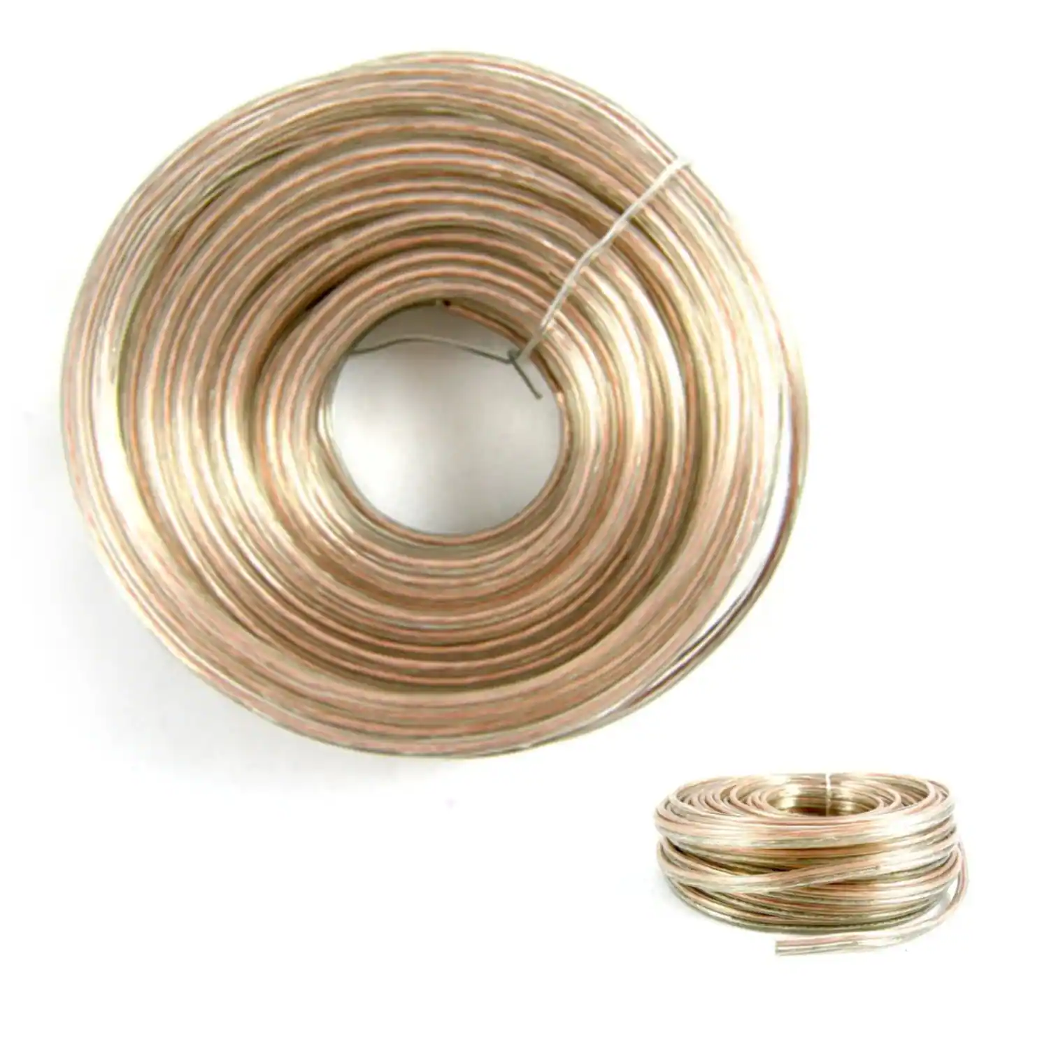 Angle. Home Collection - 50 FT 18 Gauge Speaker Wire Audio Cable for Home Theater - GOLD.