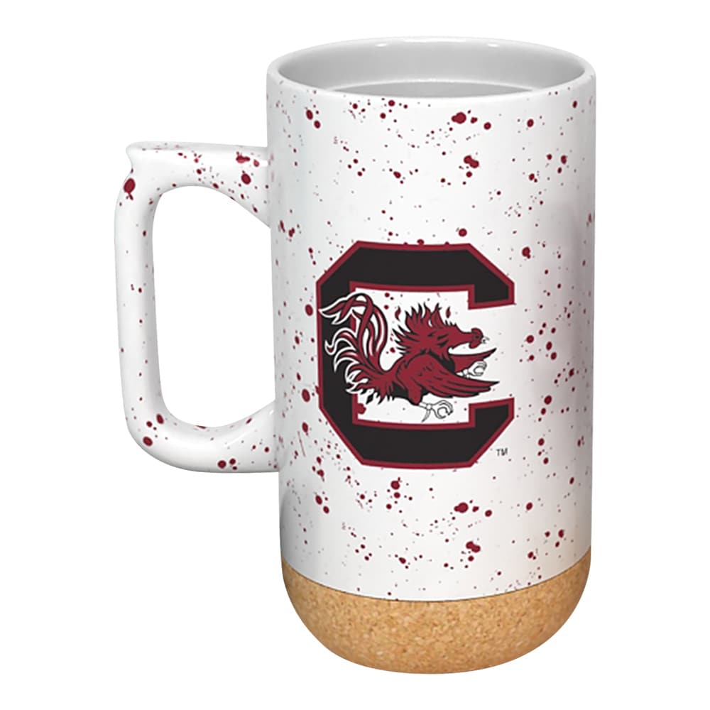 Alt View 1. Indigo Falls - South Carolina Gamecocks 18oz. Speckle Cork Mug - Multicolor.