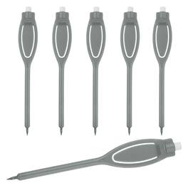 Unique Bargains - 2H Pencils, 6pcs Golf Scoring Pencils w/ Eraser Plastic Bulk for Sport Games, Meeting, Office, 12.5CM - Gray