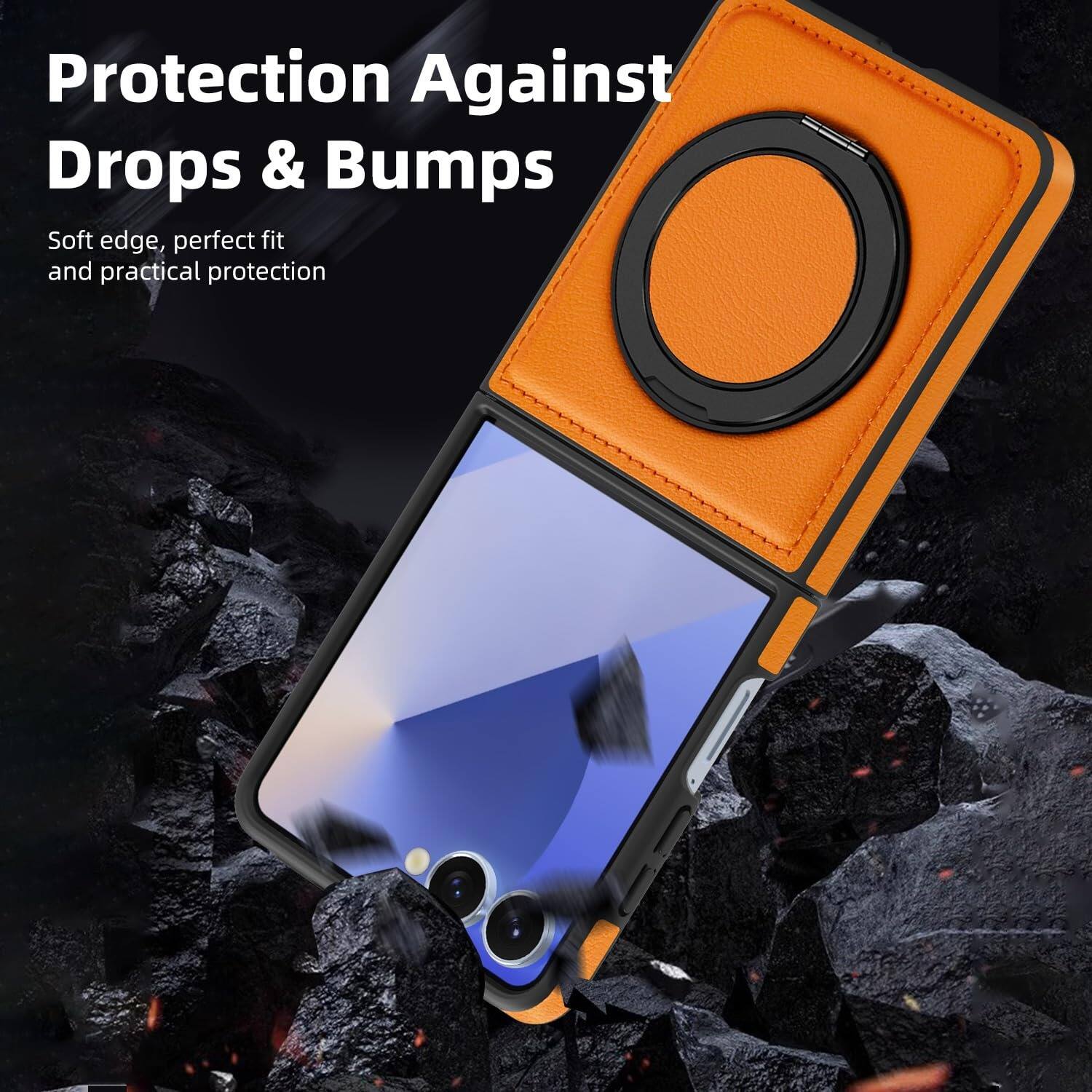 Protection Against Drops & Bumps  
Soft edge, perfect fit and practical protection