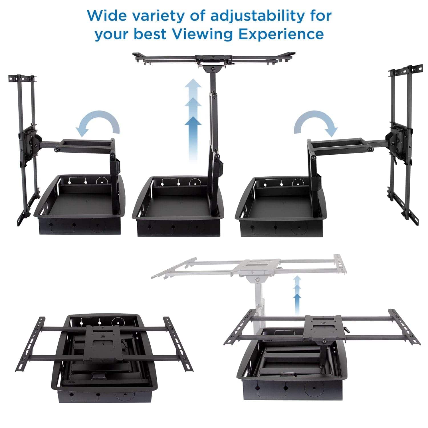 Wide variety of adjustability for your best Viewing Experience