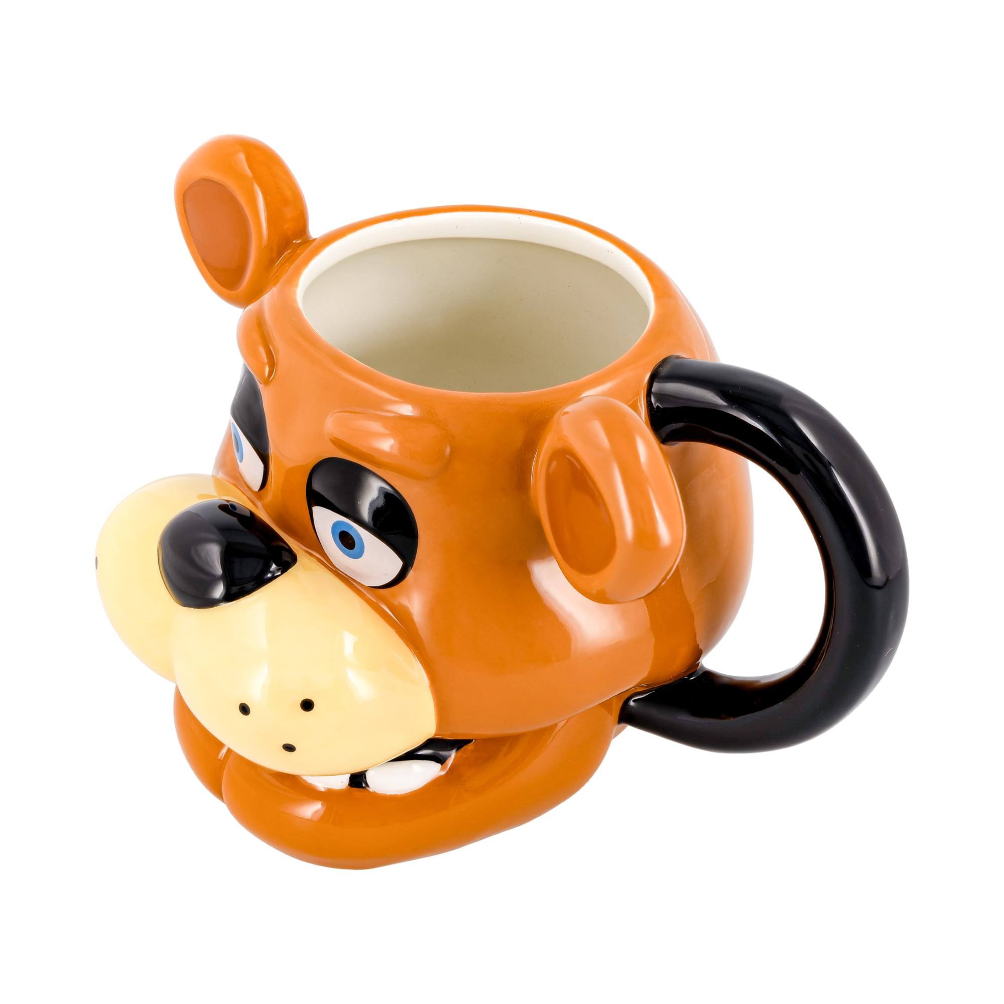 Alt View 10. Silver Buffalo - Five Nights At Freddy's Freddy Face Sculpted Ceramic Mug | Holds 20 Ounces - Brown.