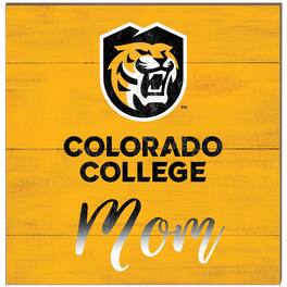 Jardine - Colorado College Tigers 10'' x 10'' Mom Plaque - Black
