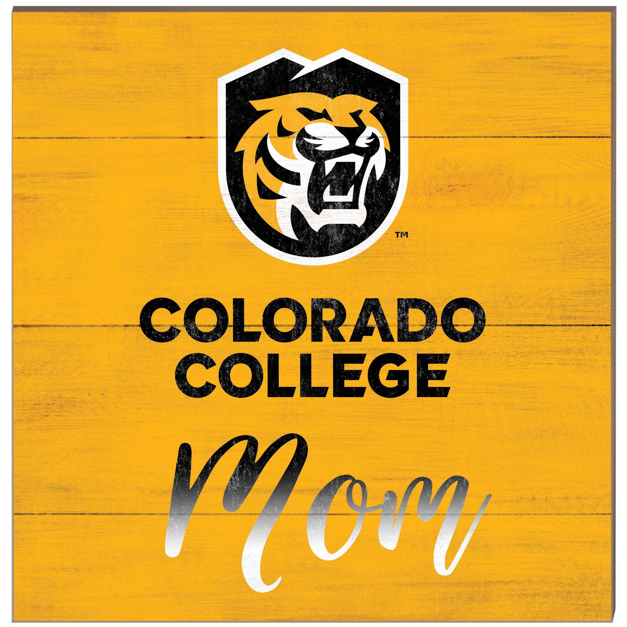 Colorado College Tigers 10'' x 10'' Mom Plaque