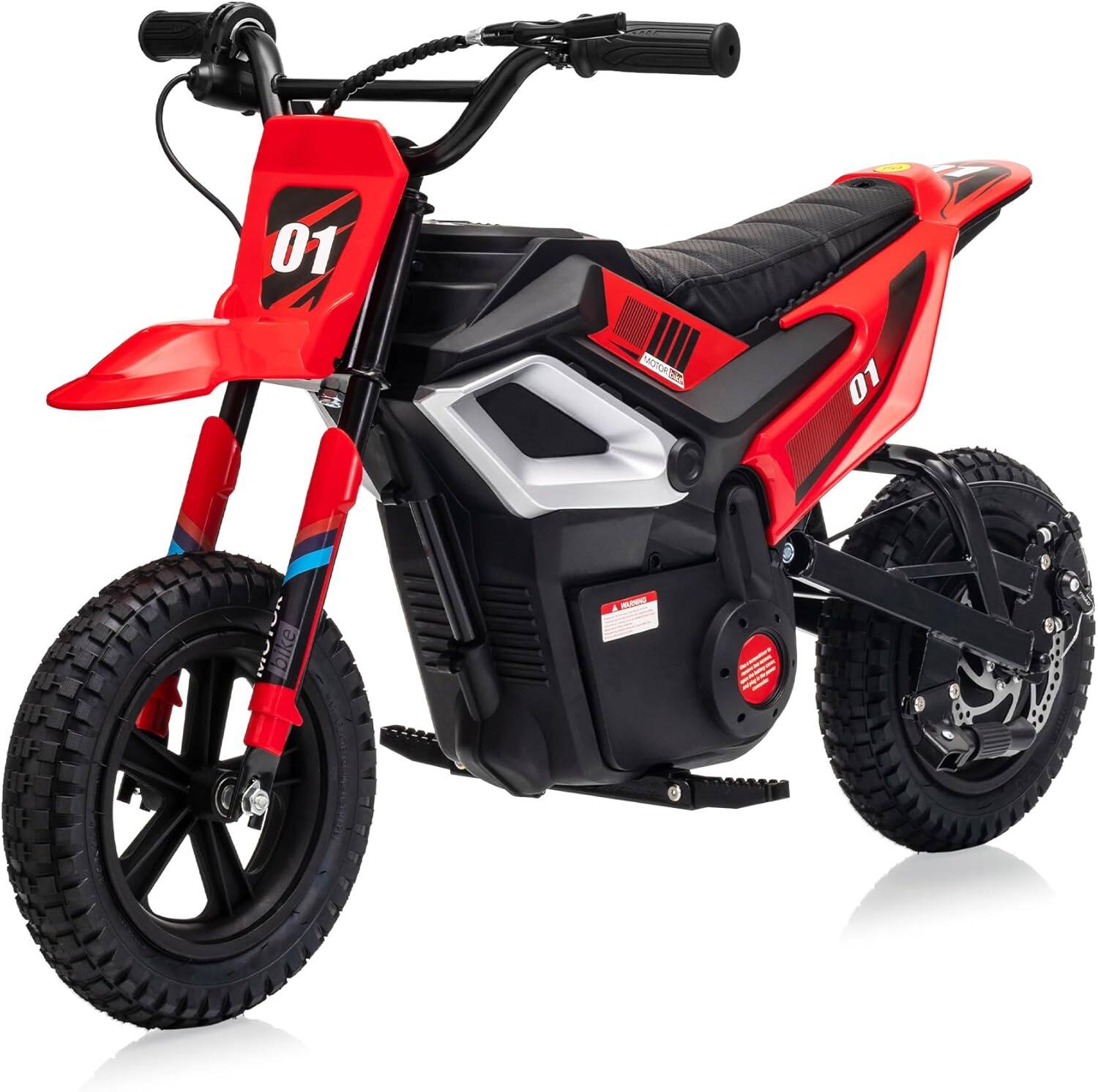Electrodes Masters - 24V Electric Dirt Bike, 350w Kids Motorcycle, 13.67 Mph, Ride on Motorcycle with Rear Wheel Suspension, 12 Miles Range price history on PriceWatchPro