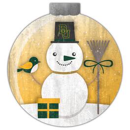 Fan Creations - Baylor Bears 12'' Snow Globe Wall Art - Multicolor