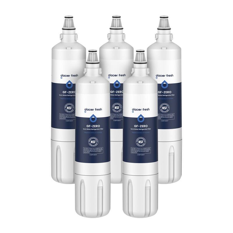 glacier fresh  
GF-ZERO  
Ice & Water Refrigerator Filter  
Replace every 6 months  

NSF  
Certified to NSF/ANSI Standard 42 for Taste & Odor  
Certified to NSF/ANSI Standard 401 for Emerging Contaminants  

glacier fresh  
GF-ZERO  
Ice & Water Refrigerator Filter  
Replace every 6 months  

NSF  
Certified to NSF/ANSI Standard 42 for Taste & Odor  
Certified to NSF/ANSI Standard 401 for Emerging Contaminants  

glacier fresh  
GF-ZERO  
Ice & Water Refrigerator Filter  
Replace every 6 months  

NSF  
Certified to NSF/ANSI Standard 42 for Taste & Odor  
Certified to NSF/ANSI Standard 401 for Emerging Contaminants  

glacier fresh  
GF-ZERO  
Ice & Water Refrigerator Filter  
Replace every 6 months  

NSF  
Certified to NSF/ANSI Standard 42 for Taste & Odor  
Certified to NSF/ANSI Standard 401 for Emerging Contaminants  

glacier fresh  
GF-ZERO  
Ice & Water Refrigerator Filter  
Replace every 6 months