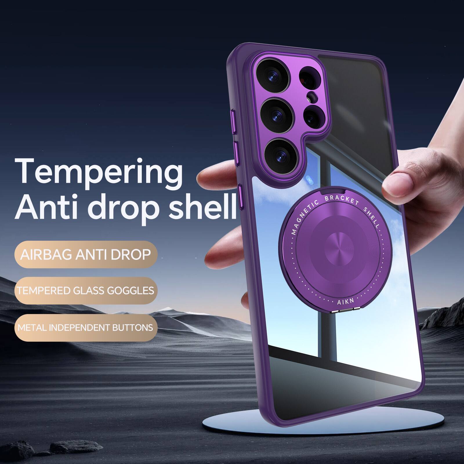 Tempering Anti drop shell  
AIRBAG ANTI DROP  
BRACKET MAGNETIC SHELL  
TEMPERED GLASS GOGGLES  
AIKN  
METAL INDEPENDENT BUTTONS