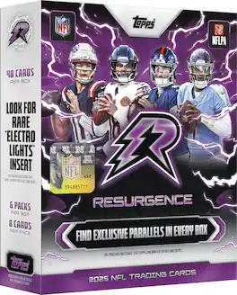 2025 Topps Resurgence Football Mega Box