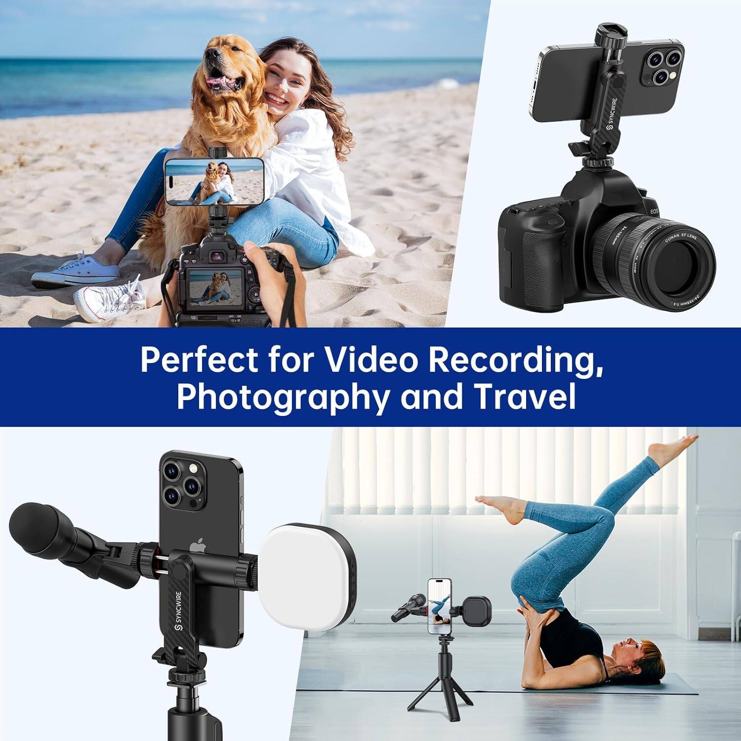 SYNCWIRE  
Perfect for Video Recording, Photography and Travel