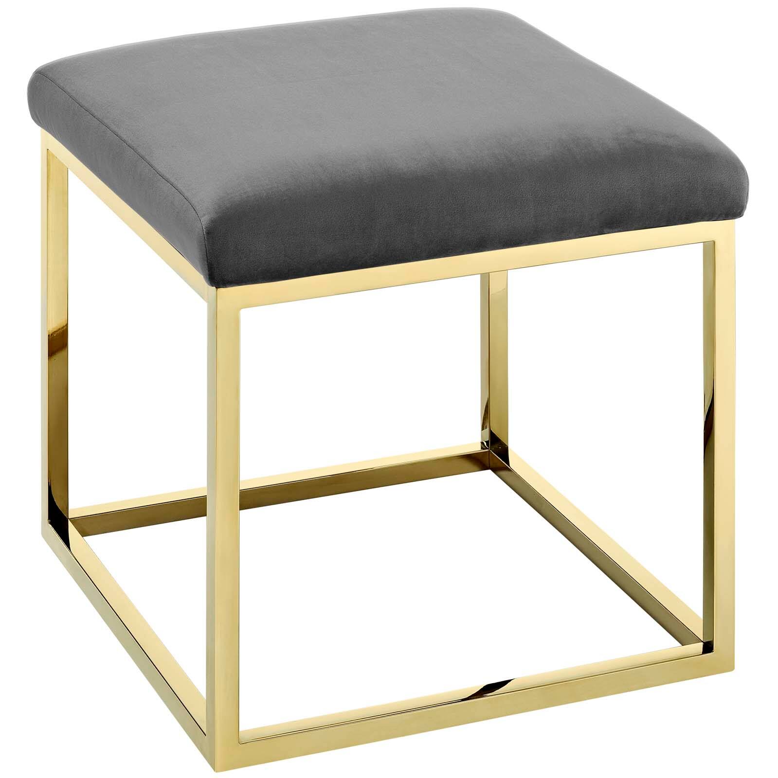 Back. Modway - Anticipate Ottoman by Modway - EEI-2849-GLD-GRY.