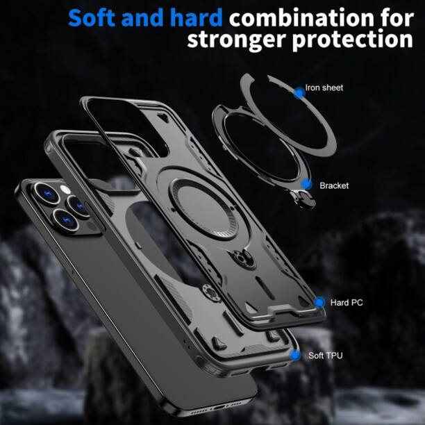 Soft and hard combination for stronger protection

Iron sheet
Bracket
Hard PC
Soft TPU