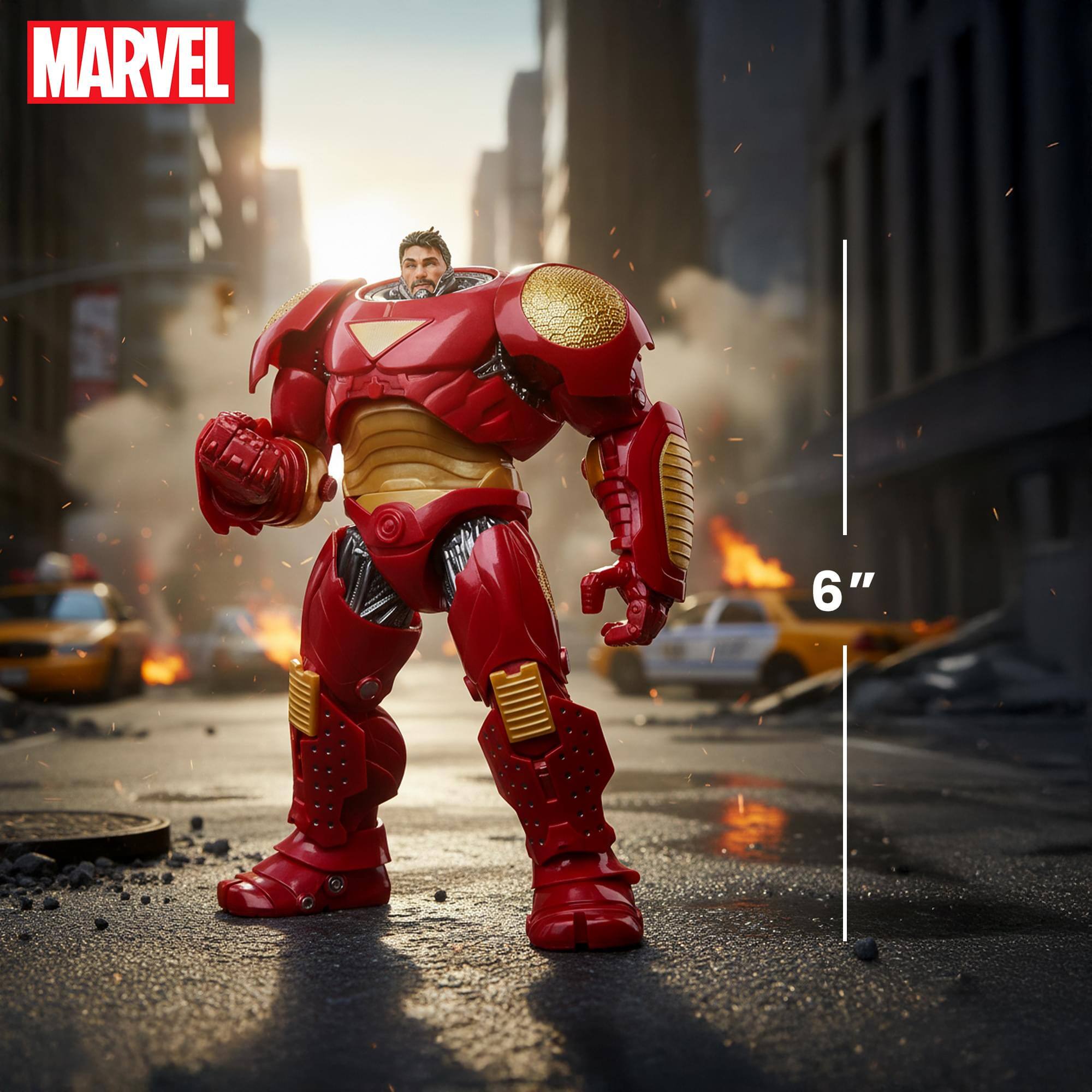 Alt View 6. Hasbro - Hasbro Collectibles - Iron Man - Marvel Legends - Hulkbuster   - Collectibles - Multicolor.