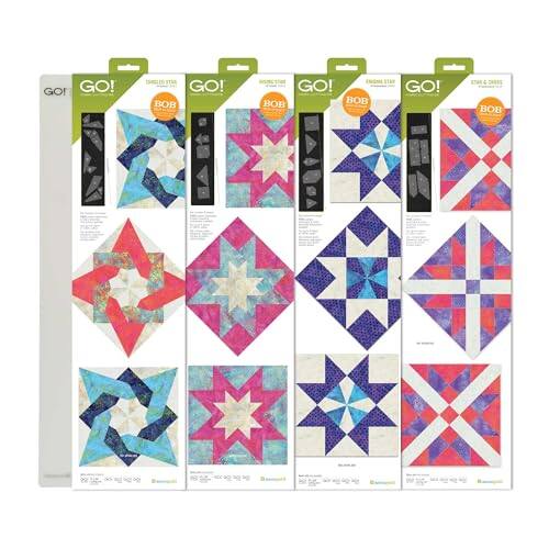 Alt View 1. AccuQuilt - Shooting Stars Die Bundle - Multicolor.