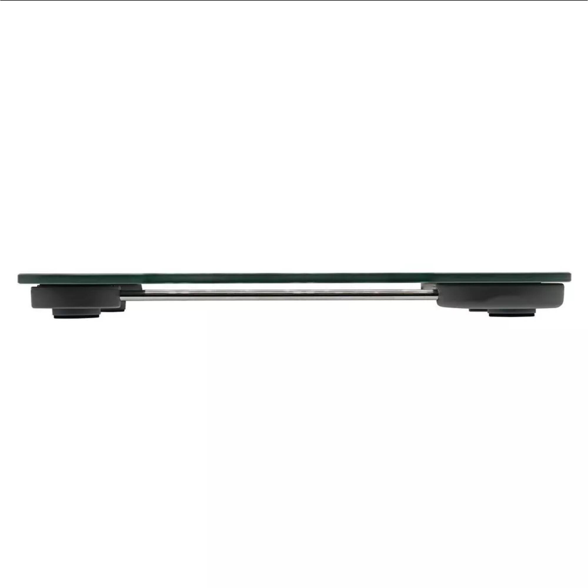 Back. Taylor - Taylor Digital Glass Body Composition Scale with Moroccan Frosted Design Clear/Gray - Clear.
