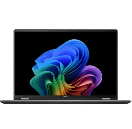 New! - ASUS - Vivobook 16 Flip - 16" 3K OLED Touch Laptop - Copilot+ PC - Intel Core Ultra 7 256V with 16GB Memory - 512GB SSD - Matte Gray