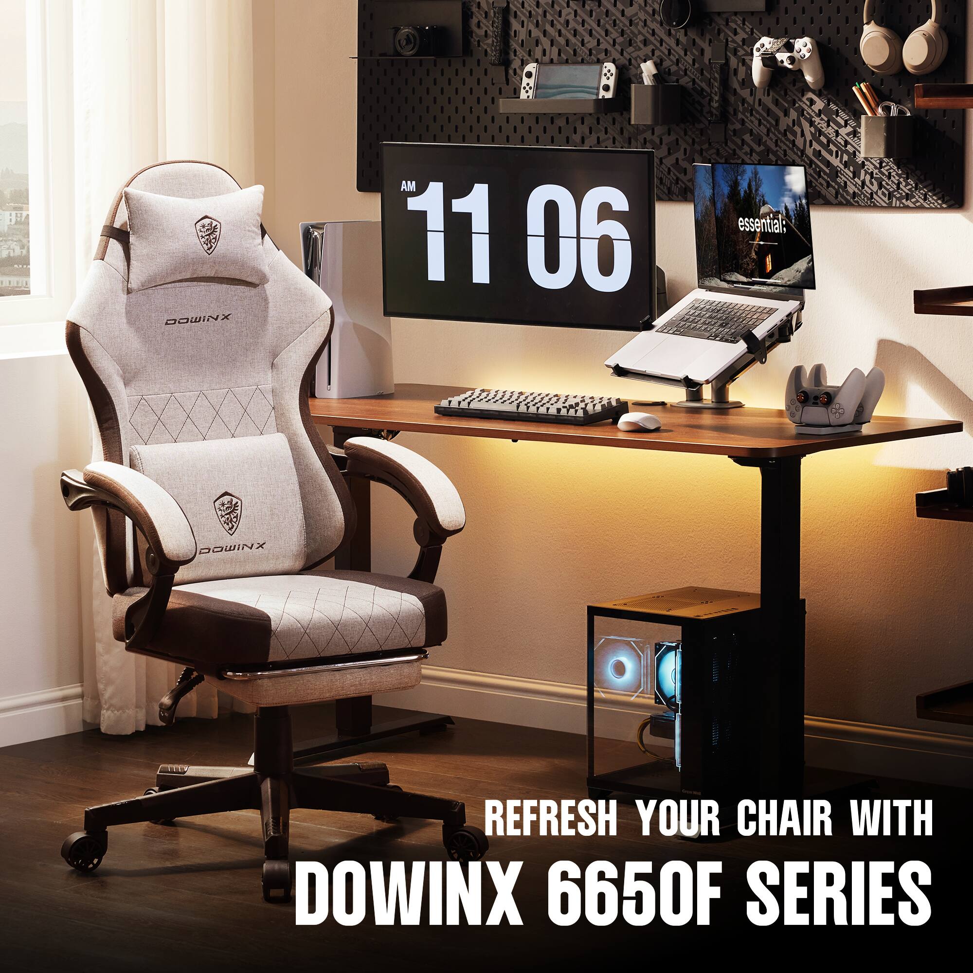 DOWINX AM 11:06  
essential:  
REFRESH YOUR CHAIR WITH DOWINX 6650F SERIES