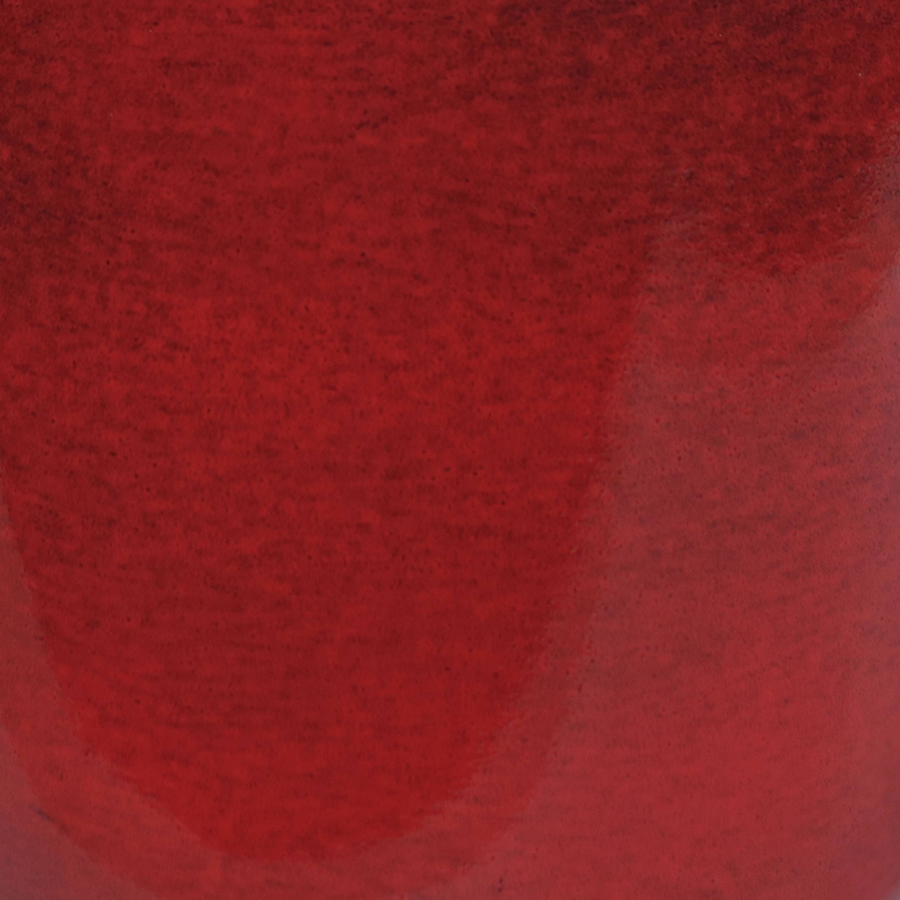 Alt View 3. Sunnydaze - Vivian Metal Planter - 11 in - Set of 4 - Ruby Glaze.