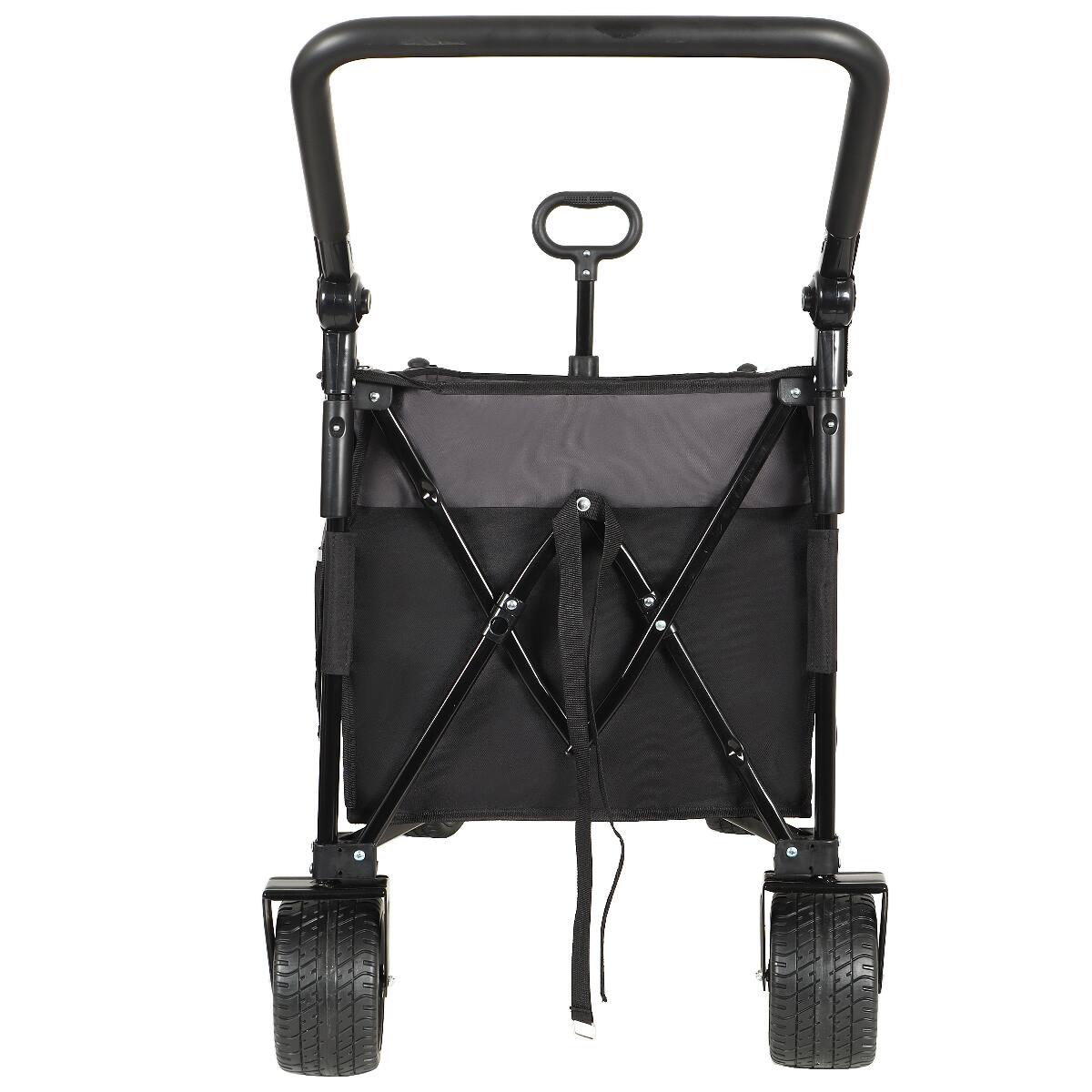 Alt View 10. Loheer - Loheer Heavy Duty Folding Wagon with Adjustable Push Pull Handles and All Terrain Wheels.