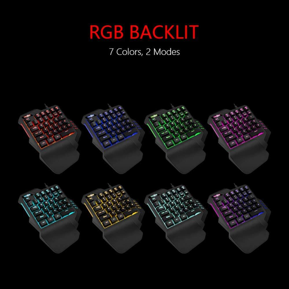 RGB BACKLIT  
7 Colors, 2 Modes