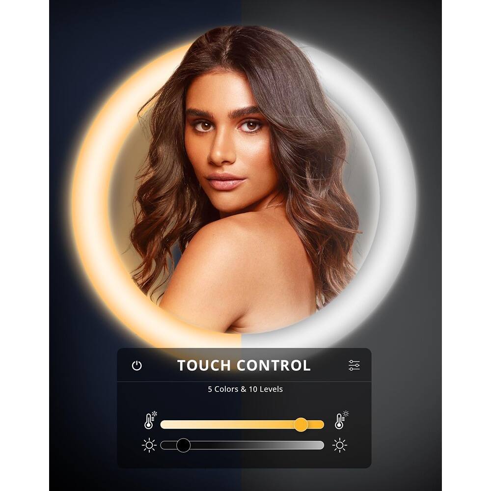 TOUCH CONTROL  
5 Colors & 10 Levels