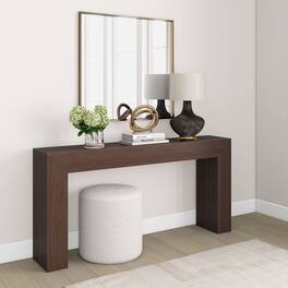 Plank+Beam - Grande Console Table (66in / 1680mm) - Walnut Wirebrush
