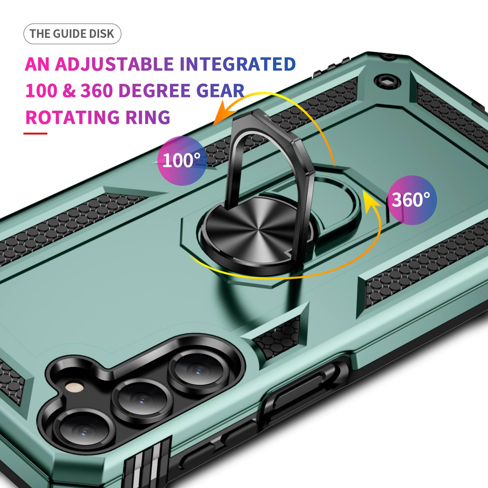 THE GUIDE DISK  
AN ADJUSTABLE INTEGRATED 100 & 360 DEGREE GEAR ROTATING RING