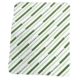 Logo Brands - Seattle Seahawks 50" x 60" Classic Vertical Stripe Fleece Throw Blanket - Multicolor