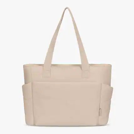 Front. Hynes Eagle - Everyday Zip Tote Handbag - Khaki.