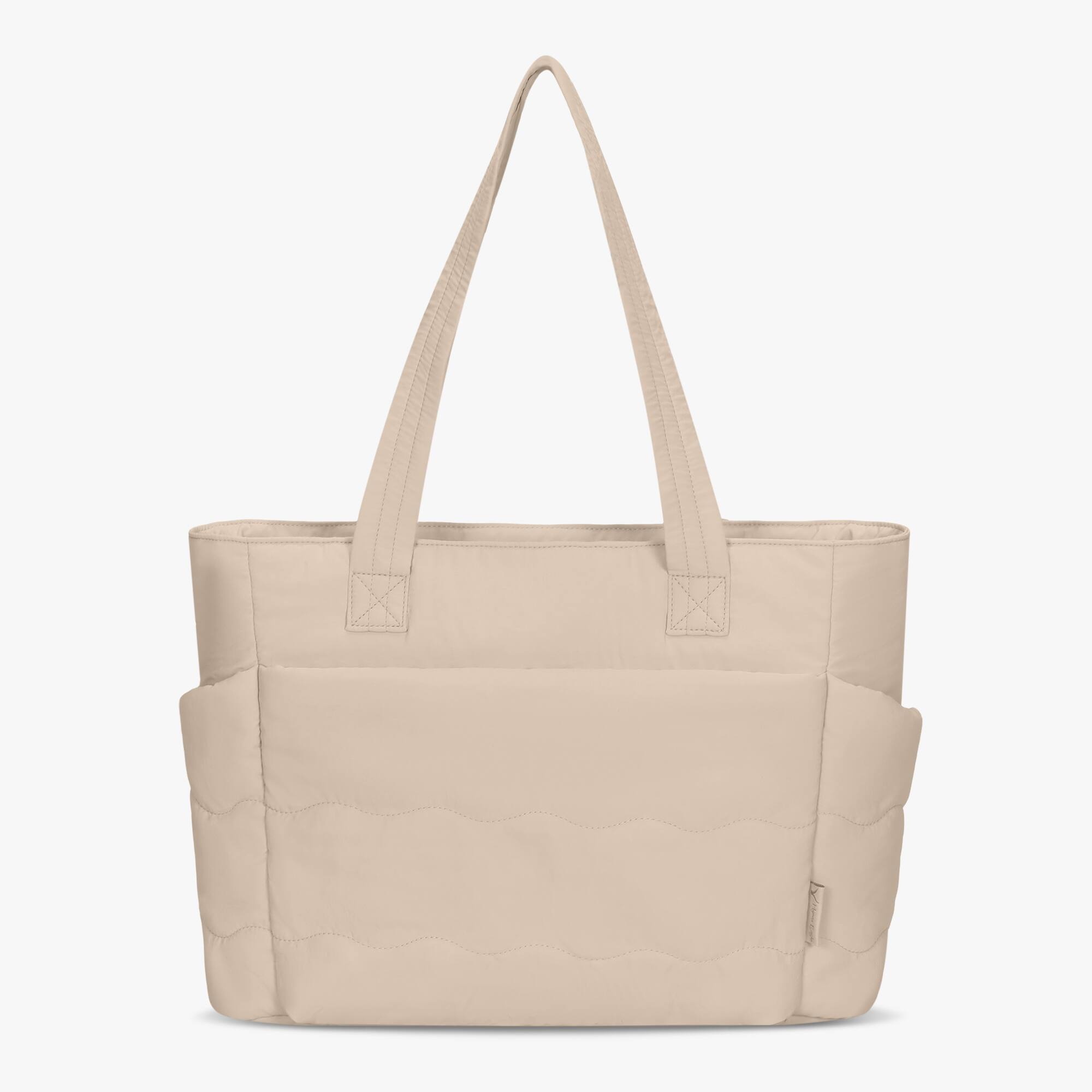 Front. Hynes Eagle - Everyday Zip Tote Handbag - Khaki.