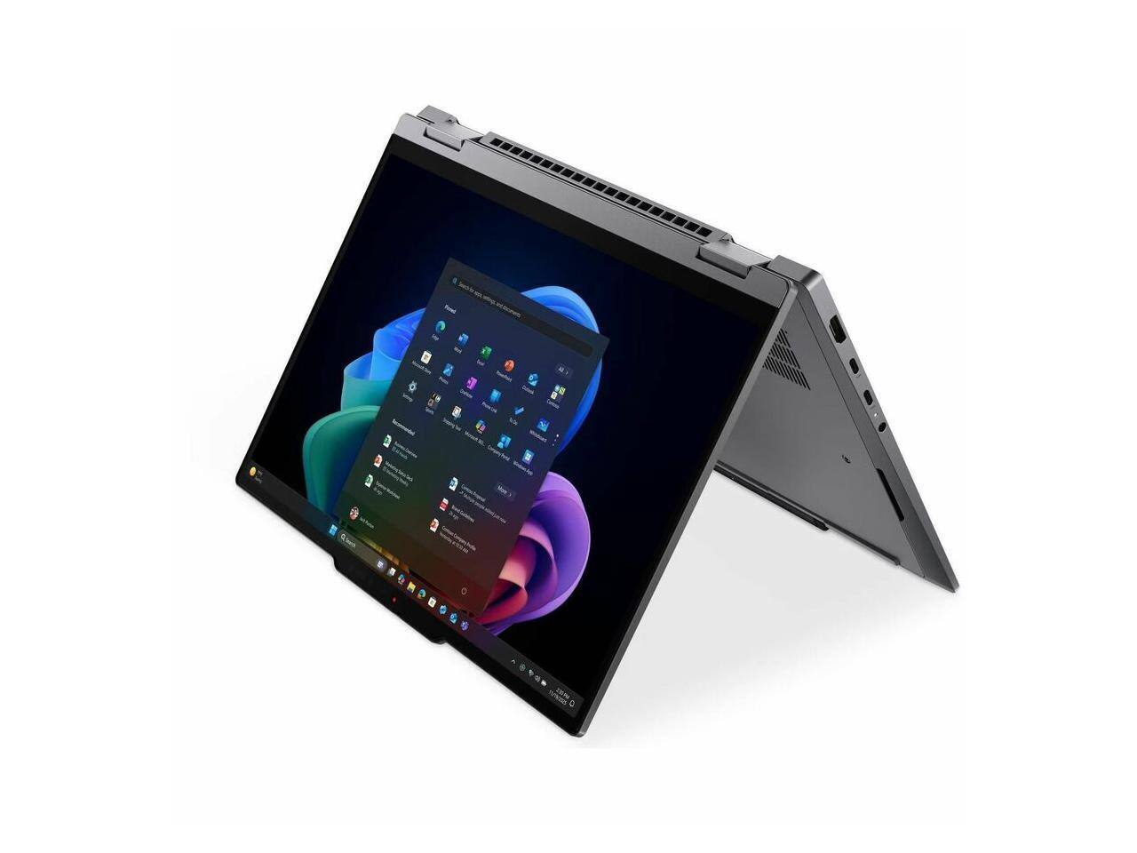 Alt View 6. Lenovo - Lenovo ThinkPad X1 Gen 11 Aura Edition 21V9001BUS 14" Touchscreen Convertible Copilot+ PC 2 in 1 Notebook - WUXGA - Gray.