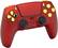 Left. Custom Controllerzz - Custom Wireless Controller for PS5 - Red & Gold Chrome Inserts.