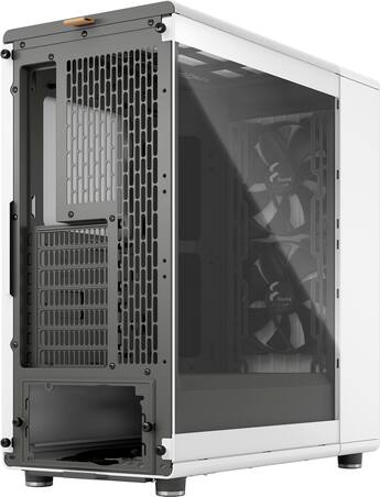 Fractal Design North Chalk White with Oak Front and Clear TG Side Fractal Design North Chalk White with Oak Front and Clear TG Side