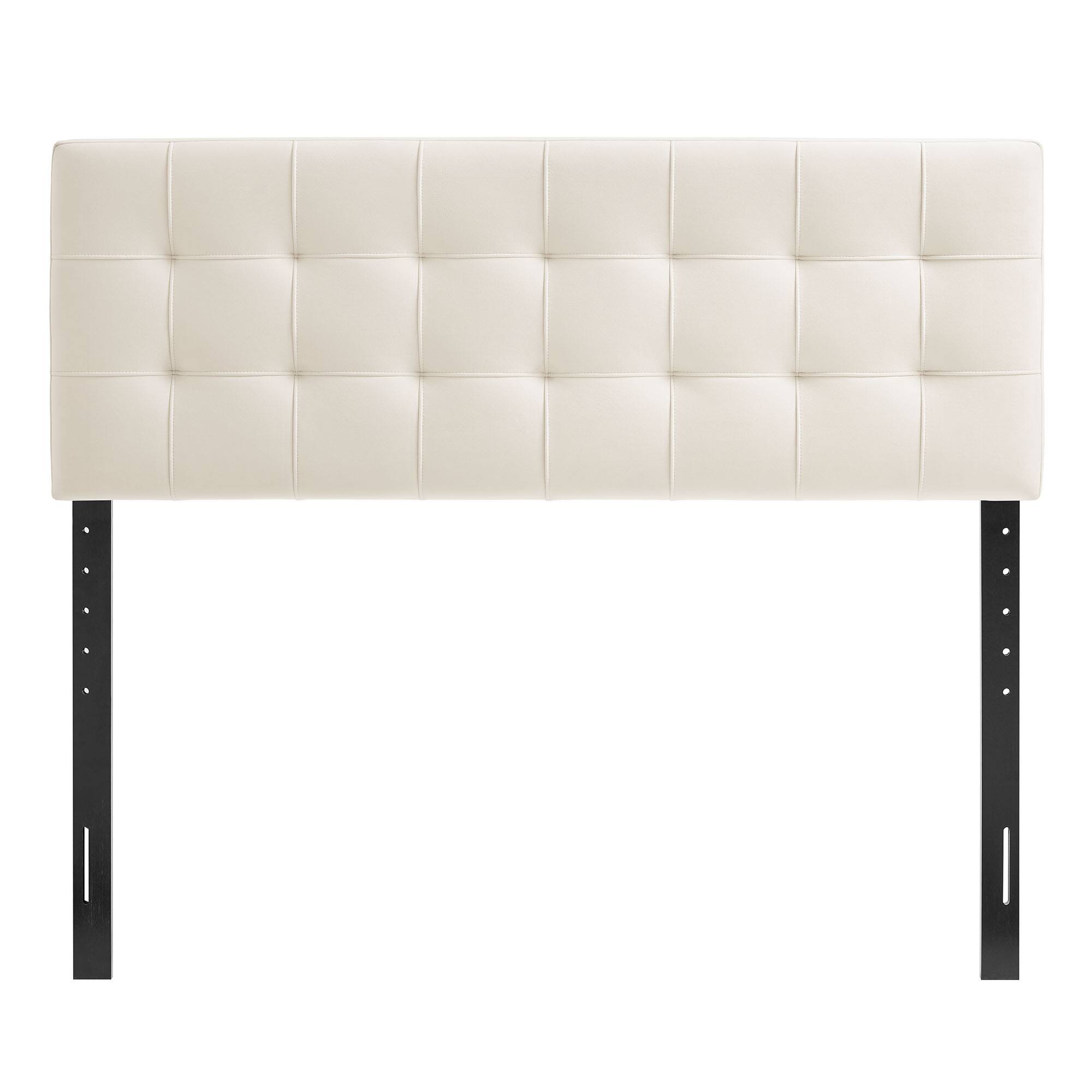 Alt View 2. Modway - Lily Biscuit Tufted Performance Velvet Headboard by Modway - Alabaster.