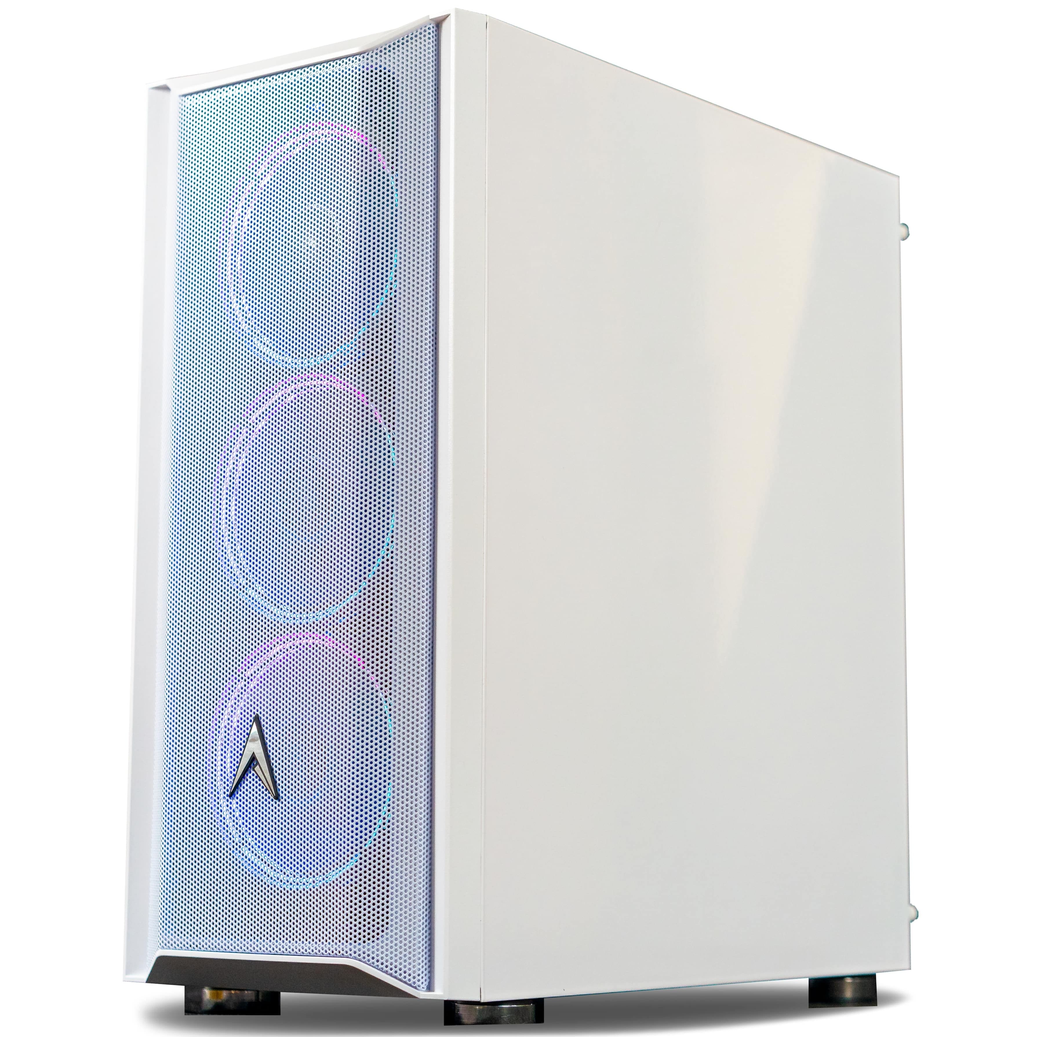 Back. Allied Gaming - Stinger Gaming Desktop - AMD Ryzen 5 7600X - 16GB Memory - NVIDIA GeForce RTX 4060 Ti - 1TB NVMe SSD - White.