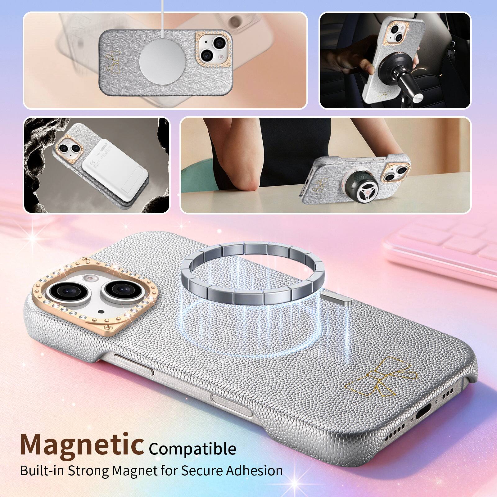 Magnetic Compatible  
Built-in Strong Magnet for Secure Adhesion