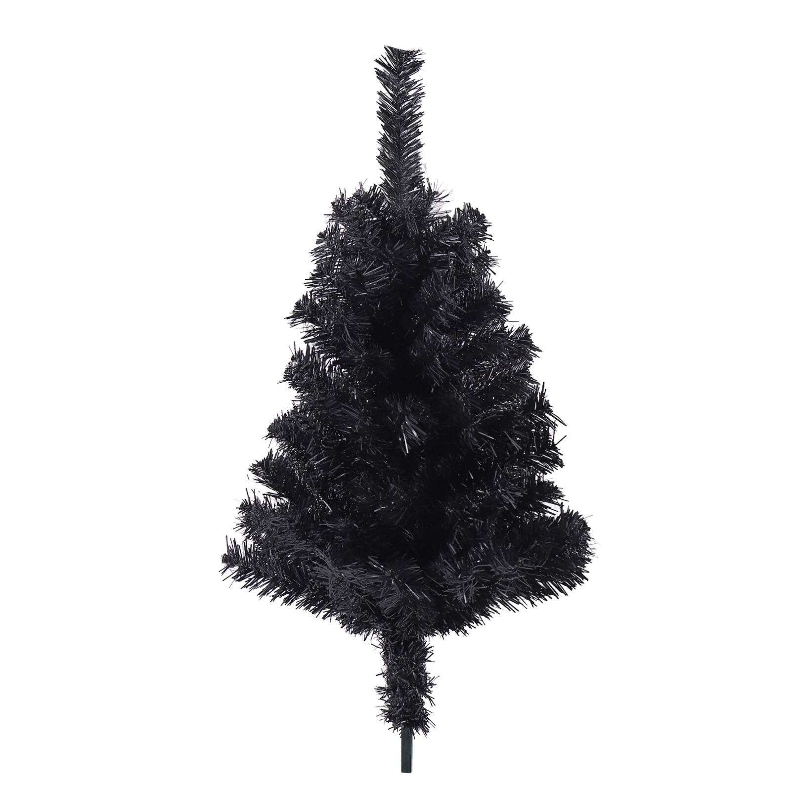 Alt View 7. Ecooso - 7.5FT Slim Artificial Christmas Tree  Includes Foldable Metal Stand - Black.