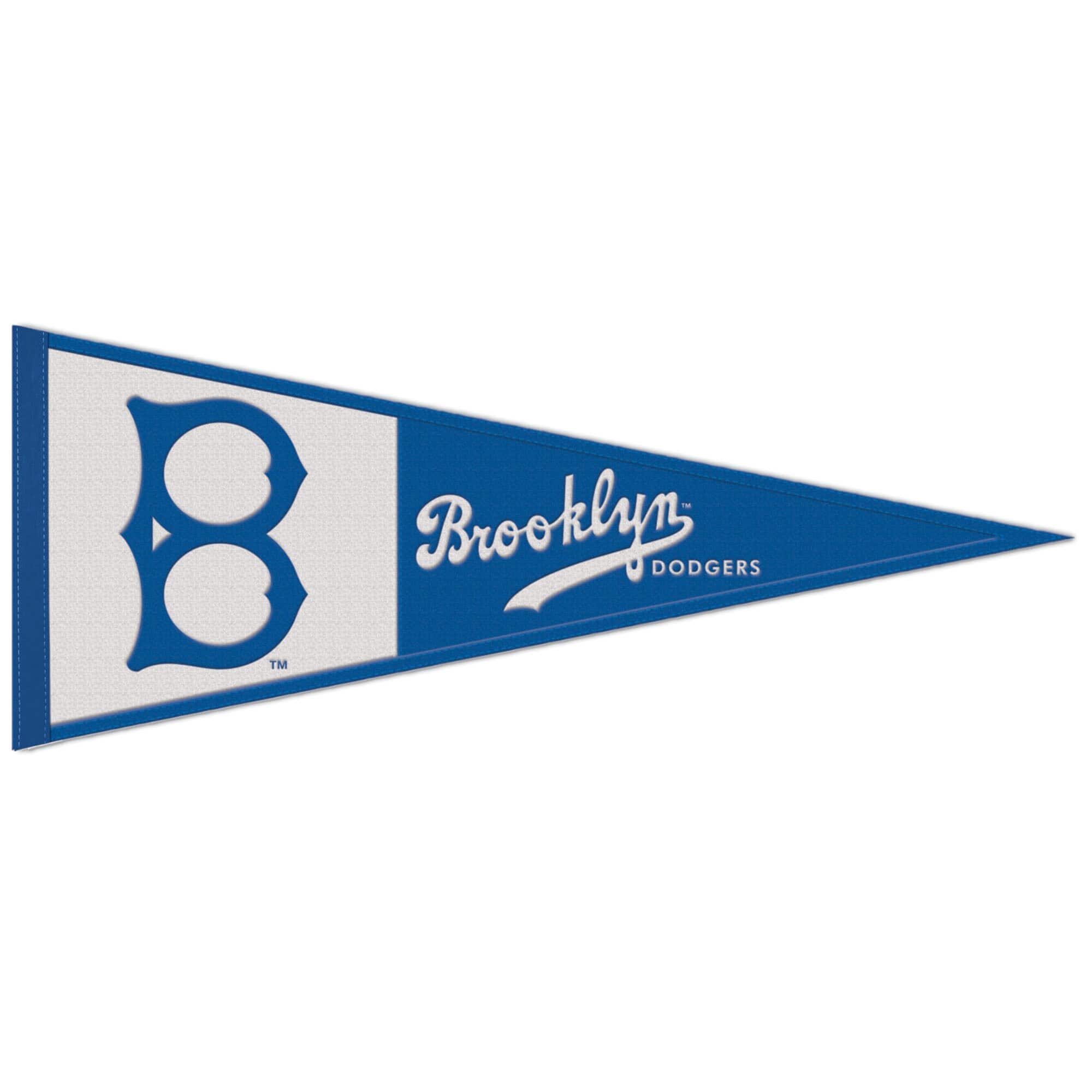 WinCraft - Los Angeles Dodgers 13" x 32" Retro Logo Wool Pennant - Multicolor