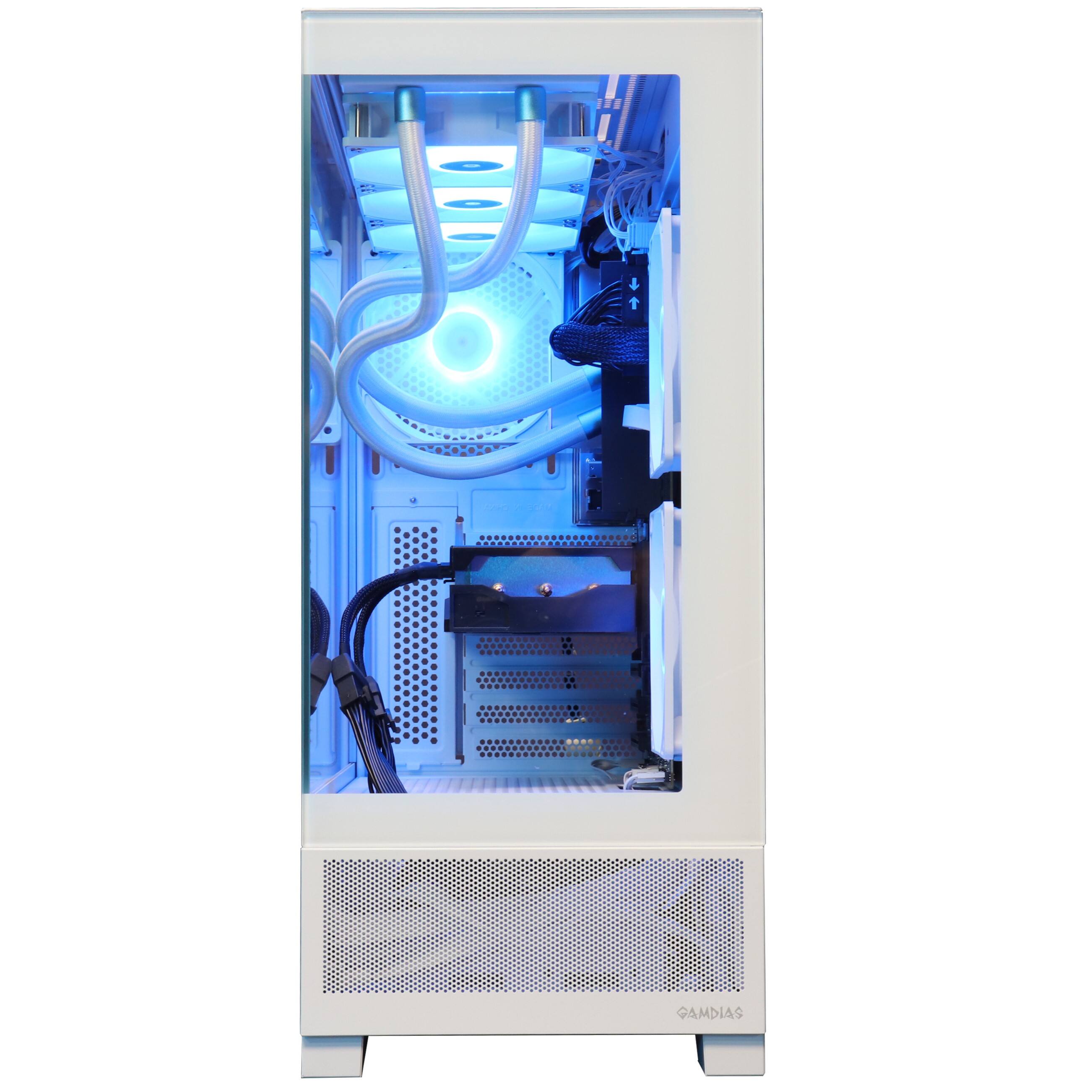 Alt View 1. Cobratype - Mamba Gaming Desktop - AMD Ryzen 7 9700X - 32GB DDR5 Memory - AMD Radeon RX 9070 XT -  1TB NVMe - White.