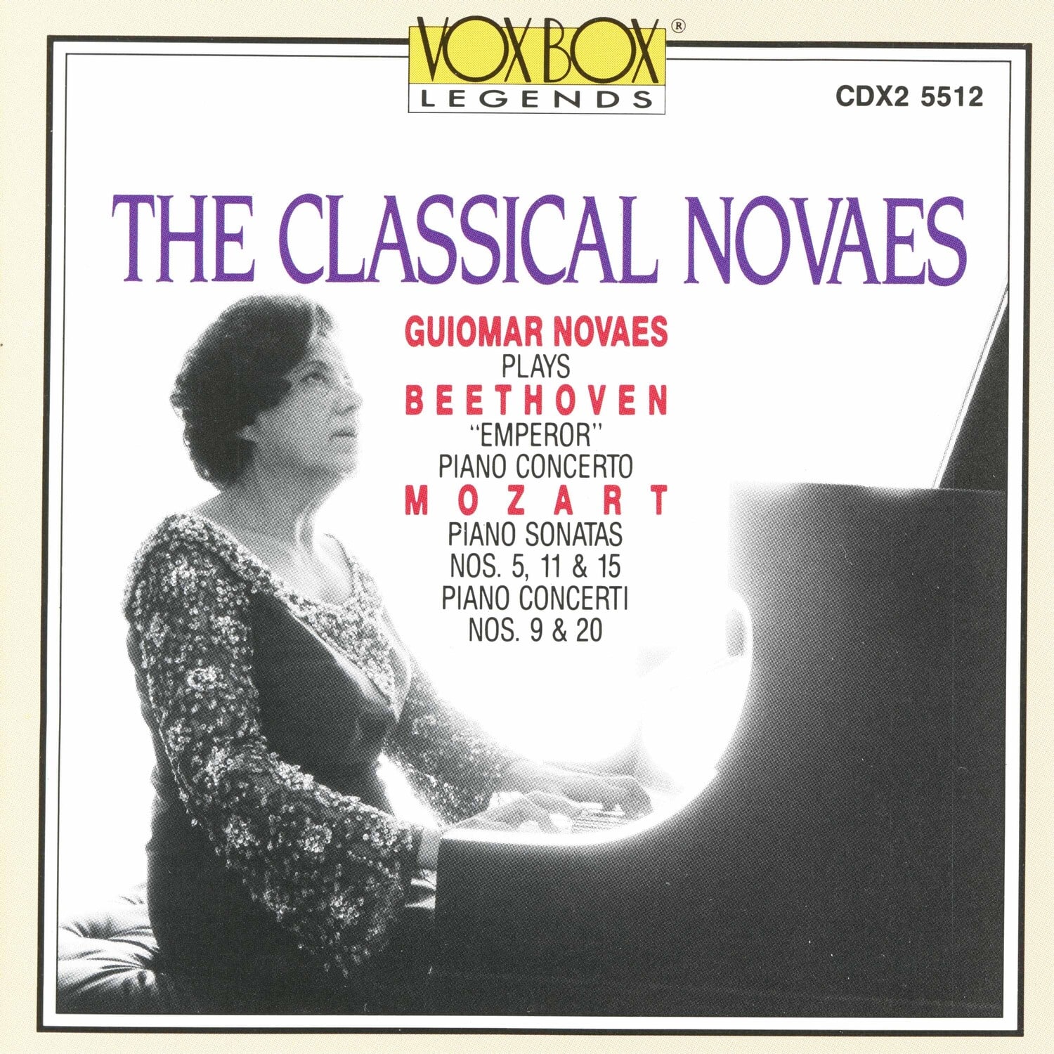 Guiomar Nova s - Classical Novaes  - COMPACT DISCS