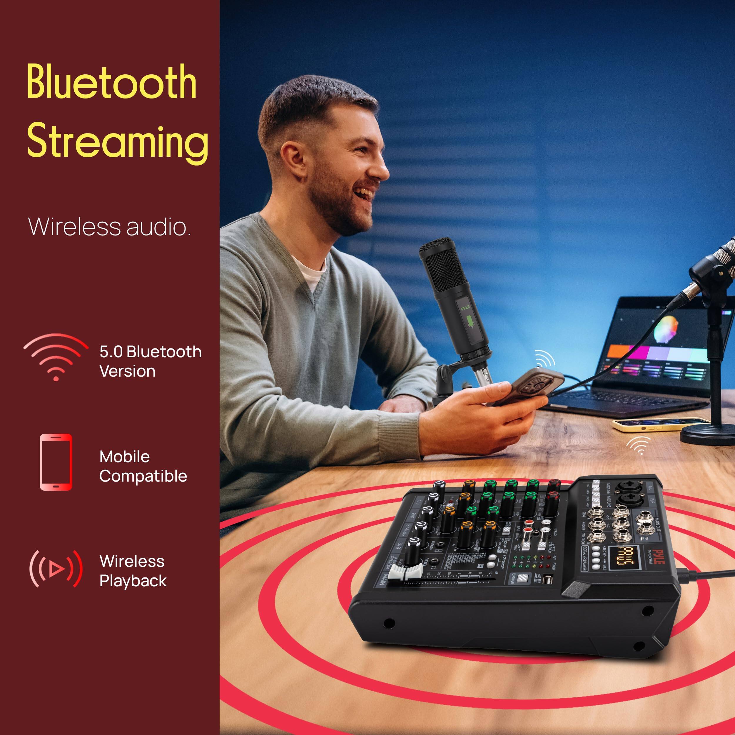 Bluetooth Streaming  
Wireless audio.  

5.0 Bluetooth Version  
Mobile Compatible  
Wireless Playback