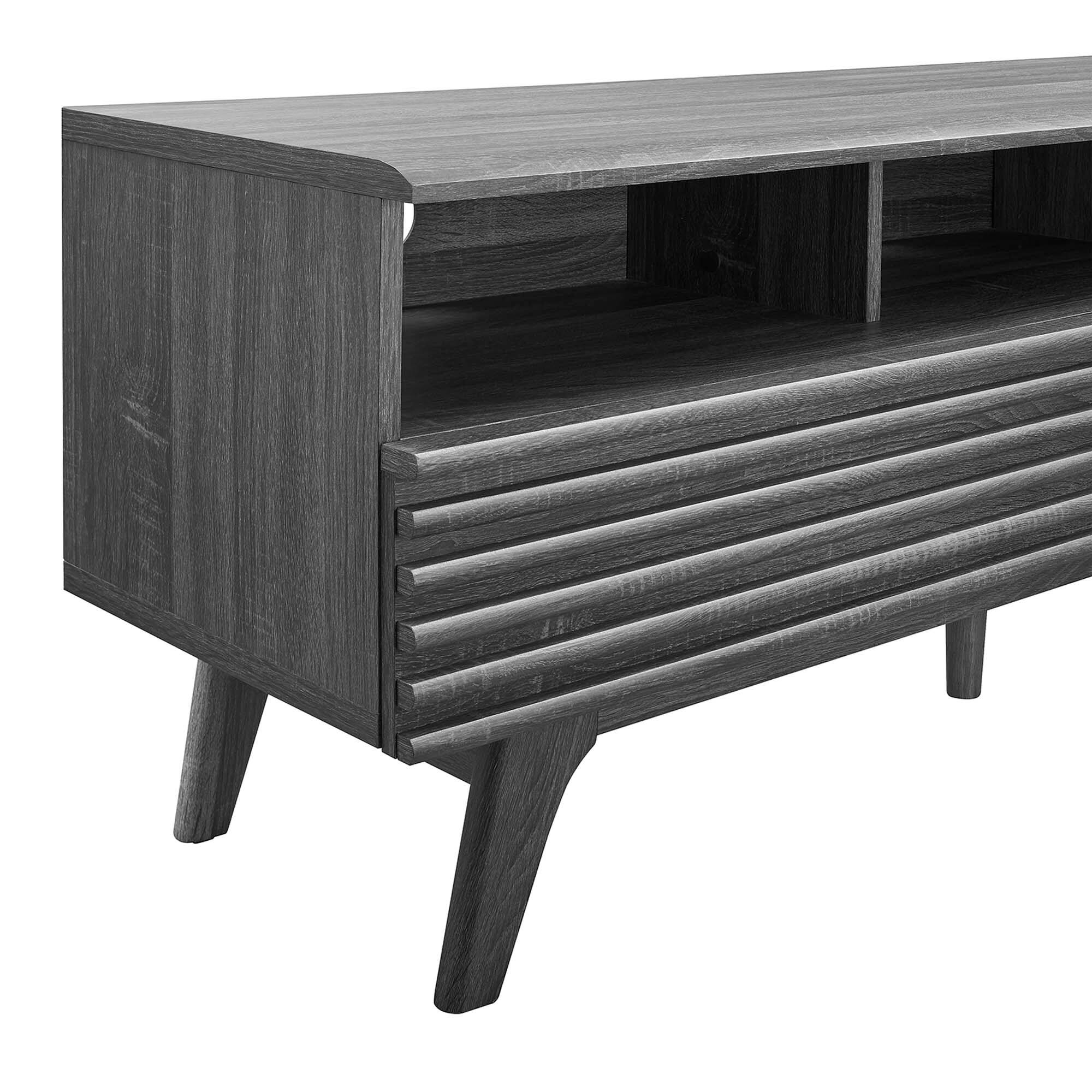 Alt View 4. Modway - Render 60" TV Stand by Modway - Charcoal.