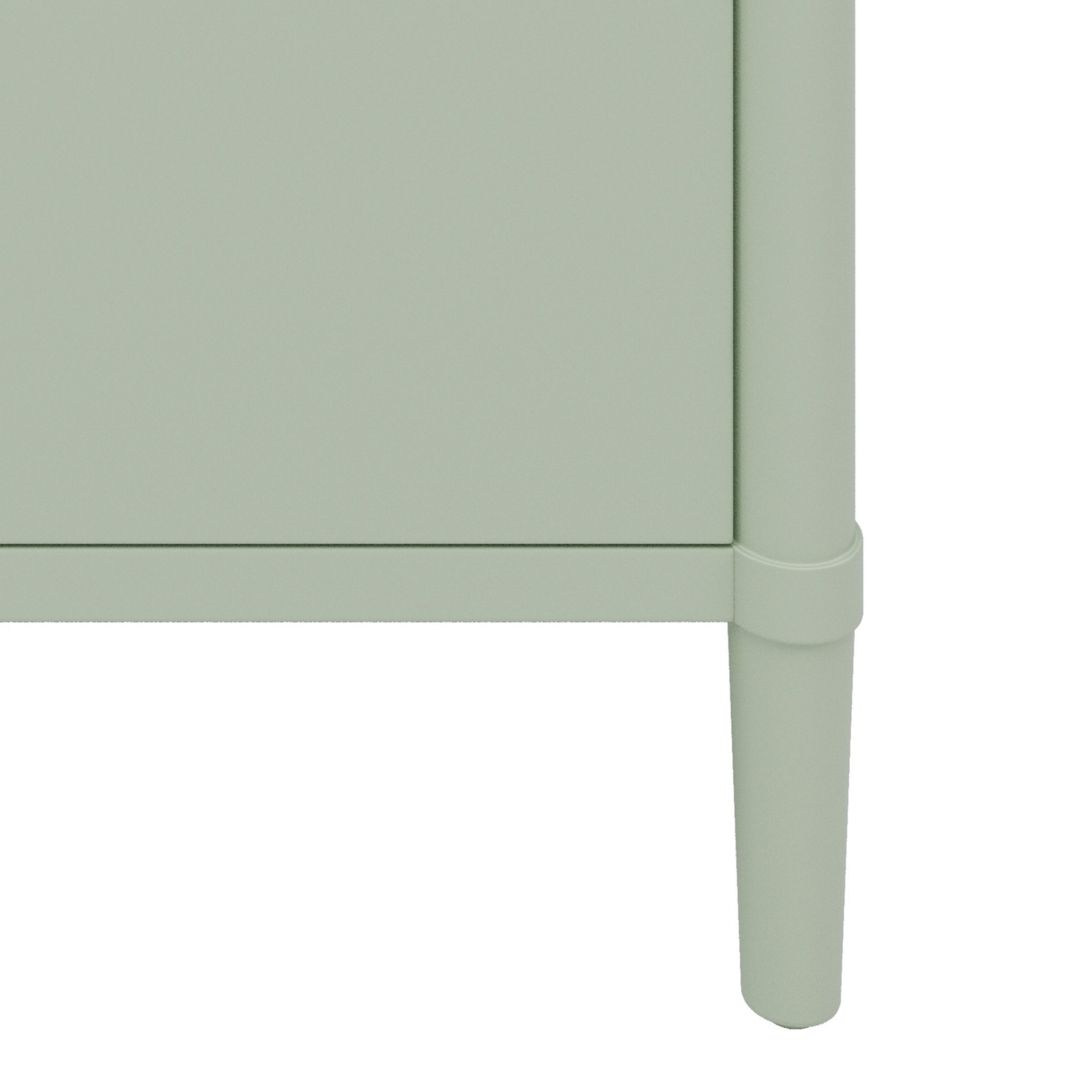 Alt View 8. Boyel Living - 31 Inch Bathroom Vanity with Sink Soft Close Doors Adjustable Shelf Curved Design Rubber Wood Legs Green - Green.