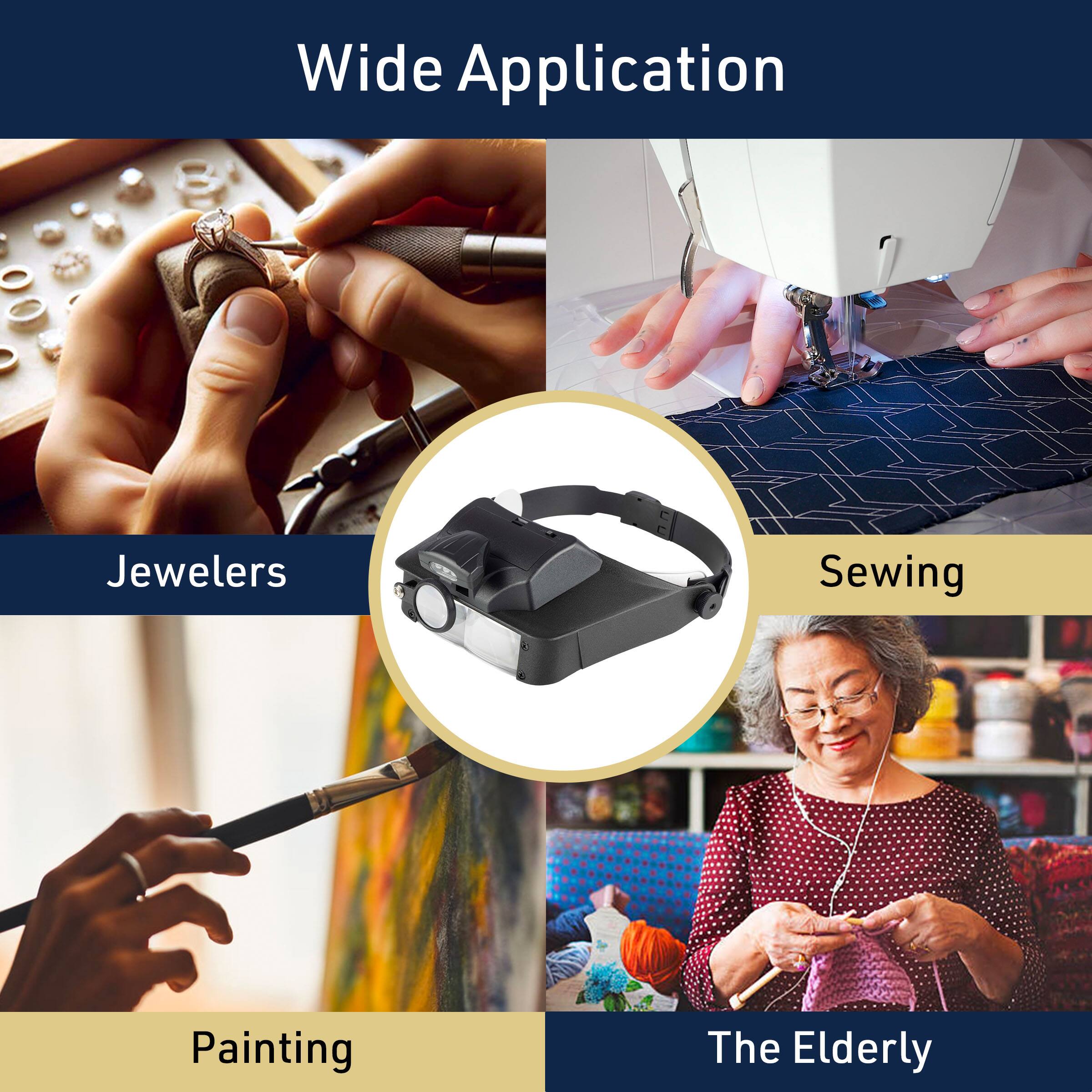 Wide Application
Jewelers
Sewing
Painting
The Elderly