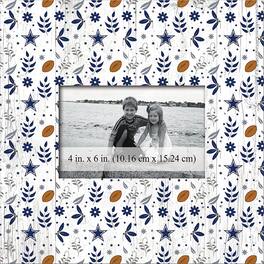 Fan Creations - Dallas Cowboys 10'' x 10'' Floral Pattern Frame - Multicolor