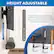 HEIGHT ADJUSTABLE
Adjust the height of the brackets to either lower or raise your speaker. This ensures the mount vertical bars can be hidden behind the tv.