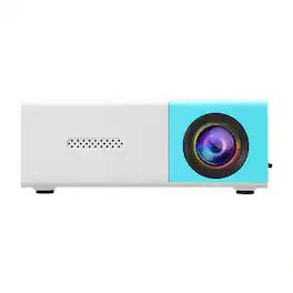 Cluzine - Mini LED Multimedia Projector, Portable, Multi-Interface, 1080P Phone Screen Mirroring for Home & Outdoor