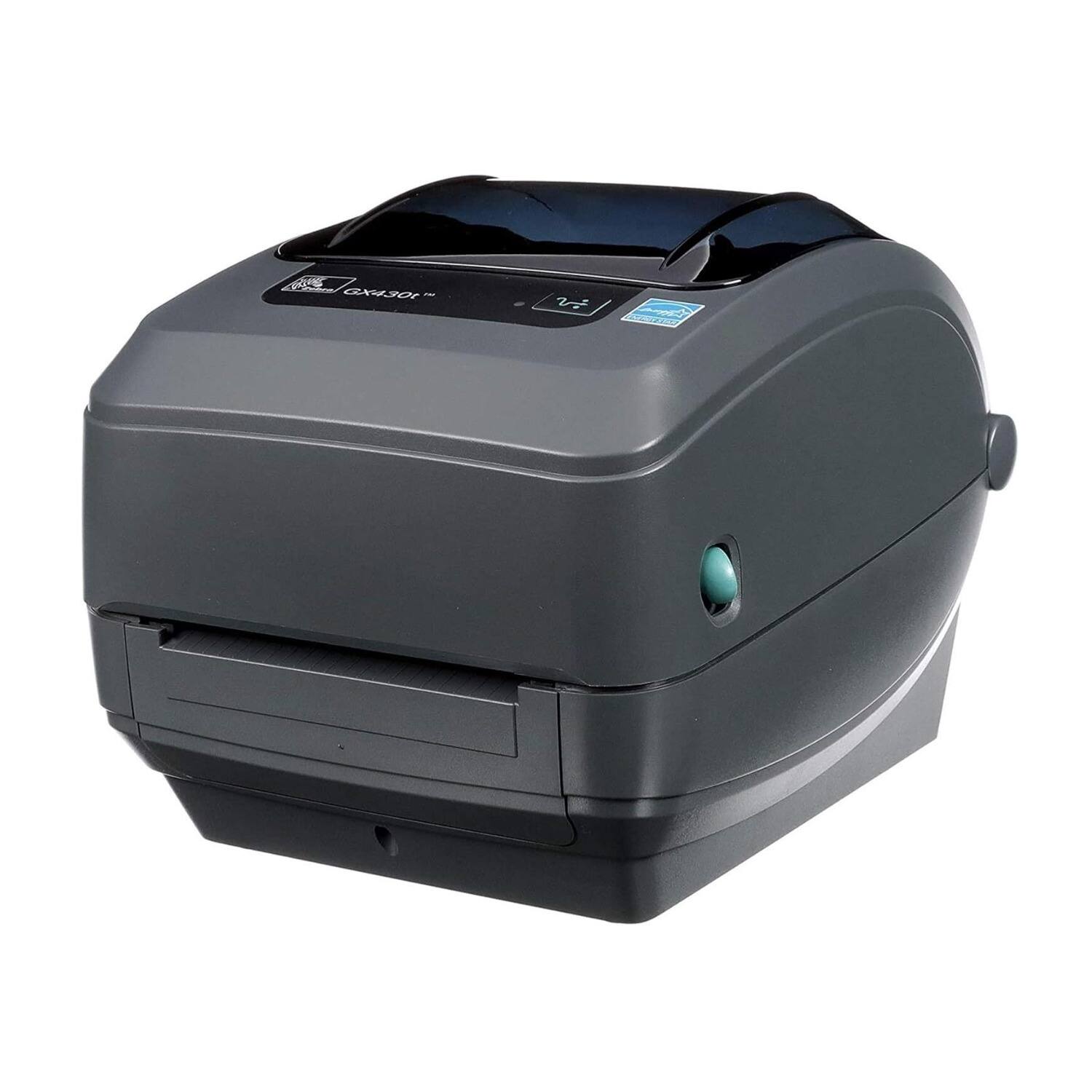 Angle. Zebra - Zebra GX430t Thermal Transfer Desktop Printer.