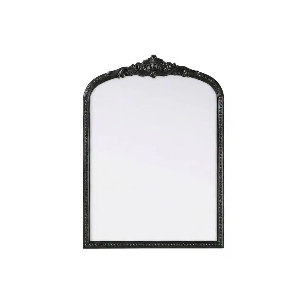 Front. Elegant Decor - Naomi Vintage Resin Mirror 27x36 in Vintage Bronze - Vintage Bronze.